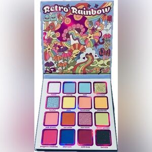 Ltd. Ed. Retro Rainbow 16-Shade Pigment & Eyeshadow Palette by kara beauty